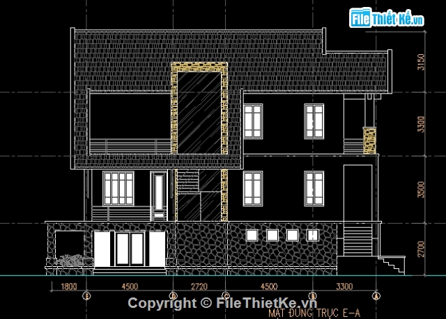 3 tầng,nhà sân vườn,bản vẽ,18x14m,35x20m,bản vẽ kiến trúc