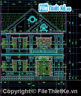 biệt thự 2 tầng,cad biệt thự 2 tầng,file cad biệt thự 2 tầng,biệt thự 2 tầng cad