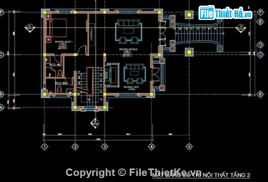 biệt thự 3 tầng,cad biệt thự 3 tầng,file cad biệt thự 3 tầng