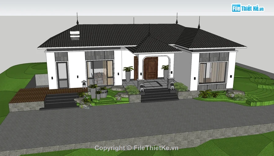 biệt thự,biệt thự villa,villa 1 tầng