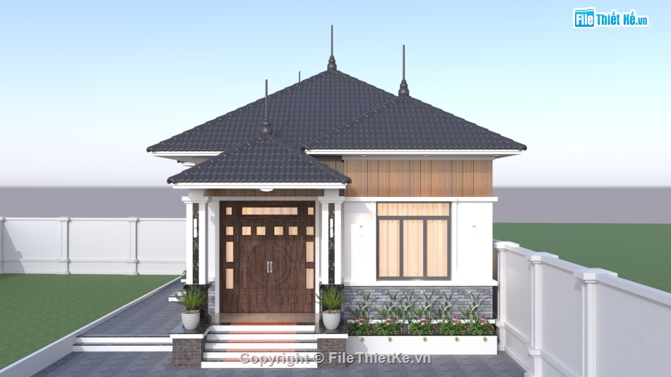 Biệt thự vườn 1 tầng,Biệt thự,biệt thự 1 tầng,biệt thự vườn