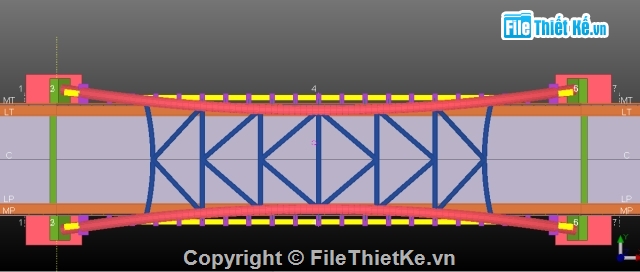 tekla structure,Cầu Cổ Cò,Cầu Vòm,tekla cầu cổ cò,cầu vòm cổ cò tekla