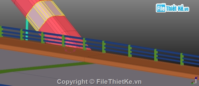 tekla structure,Cầu Cổ Cò,Cầu Vòm,tekla cầu cổ cò,cầu vòm cổ cò tekla