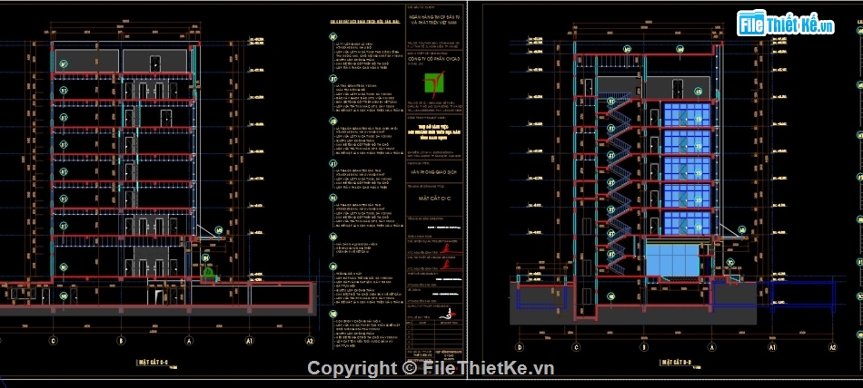 cad văn phòng,bản vẽ tòa nhà văn phòng,bản vẽ cad văn phòng
