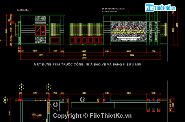 cổng tường rào,mẫu cổng đẹp,tường rào chi tiết,bản vẽ mẫu cổng đẹp