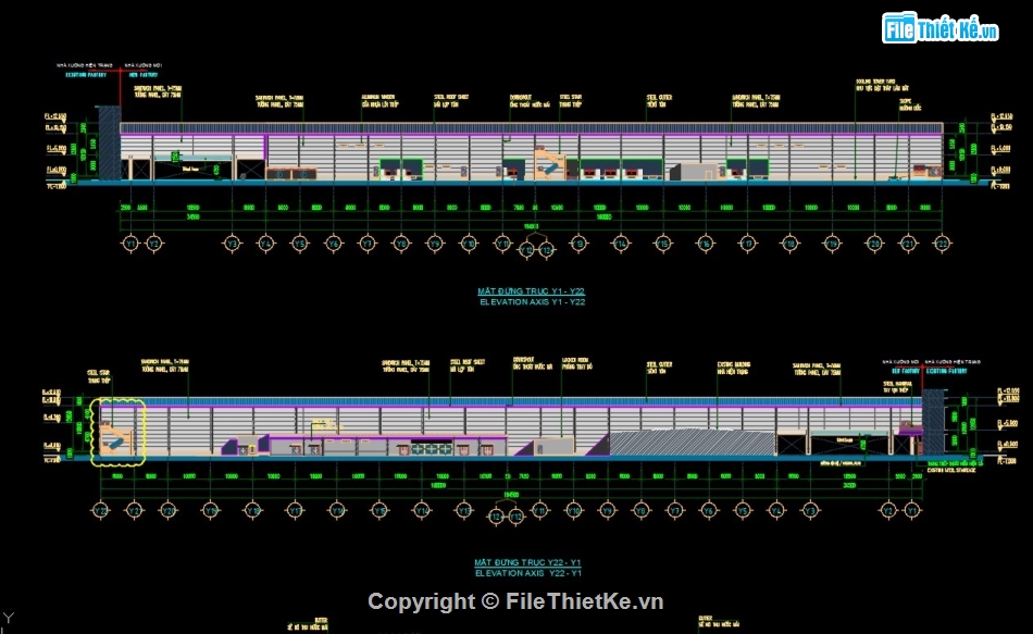 bản vẽ nhà xưởng,cad nhà xưởng,nhà xưởng