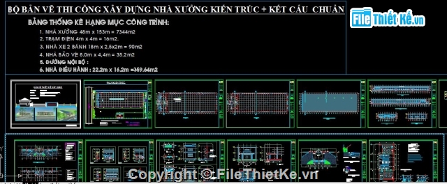 Bản vẽ nhà xưởng 48x153m,bản vẽ thi công nhà xưởng 48x153m,mẫu bản vẽ nhà xưởng,bản vẽ thi công nhà xưởng kèm dự toán