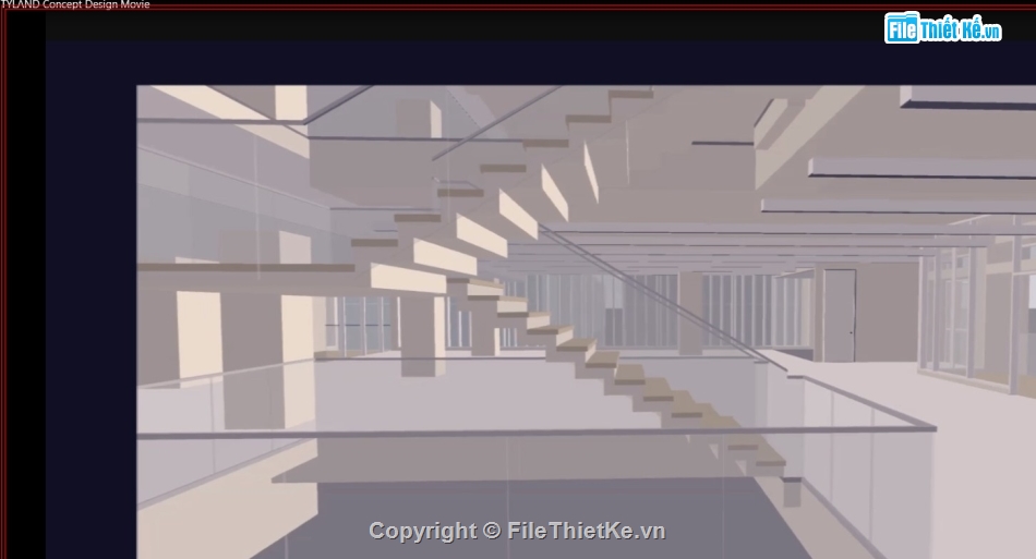 Nhà văn phòng Revit,Nhà Văn Phòng 3 Hầm,nhà văn phòng hiện đại