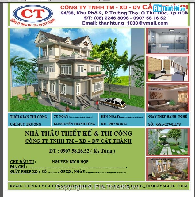 Bản vẽ thi công nhà 3 tầng 14x21.8m,Full bản vẽ nhà 3 tầng cộng phối cảnh,thiết kế nhà 3 tầng 1 hầm,full bản thi công nhà 3 tầng