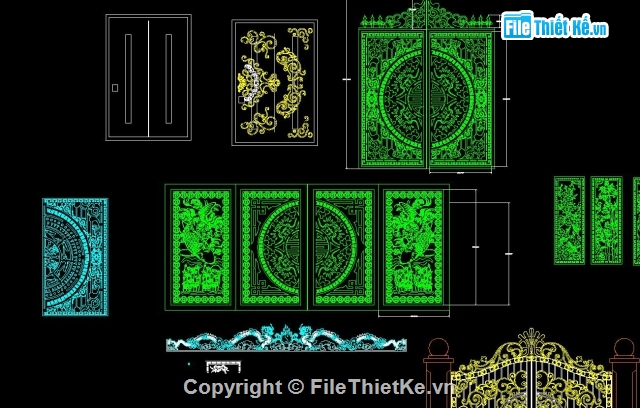mẫu cổng đẹp,mẫu cổng cắt cnc đẹp,cổng CNC