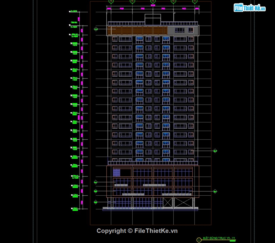 hồ sơ thiết kế chung cư,thiết kế chung cư,bản vẽ CAD chung cư,Bản vẽ chung cư cao cấp