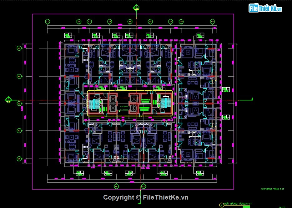 hồ sơ thiết kế chung cư,thiết kế chung cư,bản vẽ CAD chung cư,Bản vẽ chung cư cao cấp