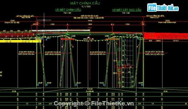 bản vẽ cầu,hồ sơ cầu,móng cọc bê tông cốt thép,dầm i kéo trước,dầm i cải tiến