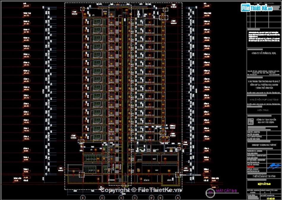 Bản vẽ CAD chung cư,bản vẽ chung cư,thiết kế chung cư,bản vẽ chung cư cao tầng