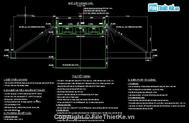 hồ sơ bản vẽ,cầu bản,bê tông cốt thép,cau dam T BTCT