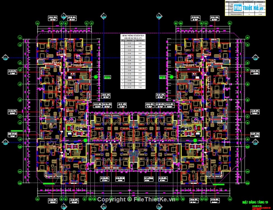 thiết kế chung cư cao cấp,hồ sơ thiết kế chung cư,bản vẽ cad chung cư