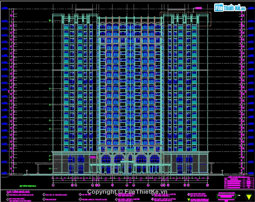 thiết kế chung cư cao cấp,hồ sơ thiết kế chung cư,bản vẽ cad chung cư