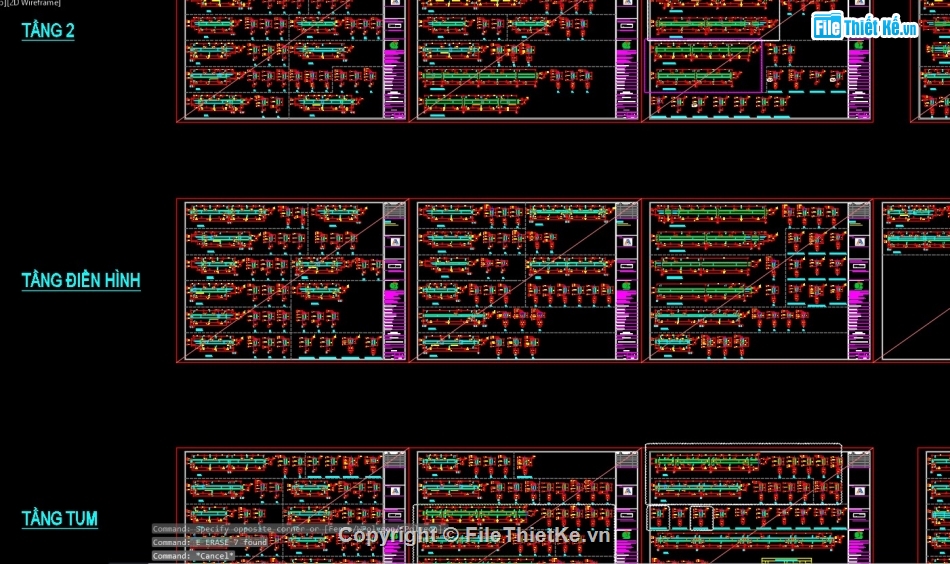 thiết kế chung cư cao cấp,hồ sơ thiết kế chung cư,bản vẽ cad chung cư