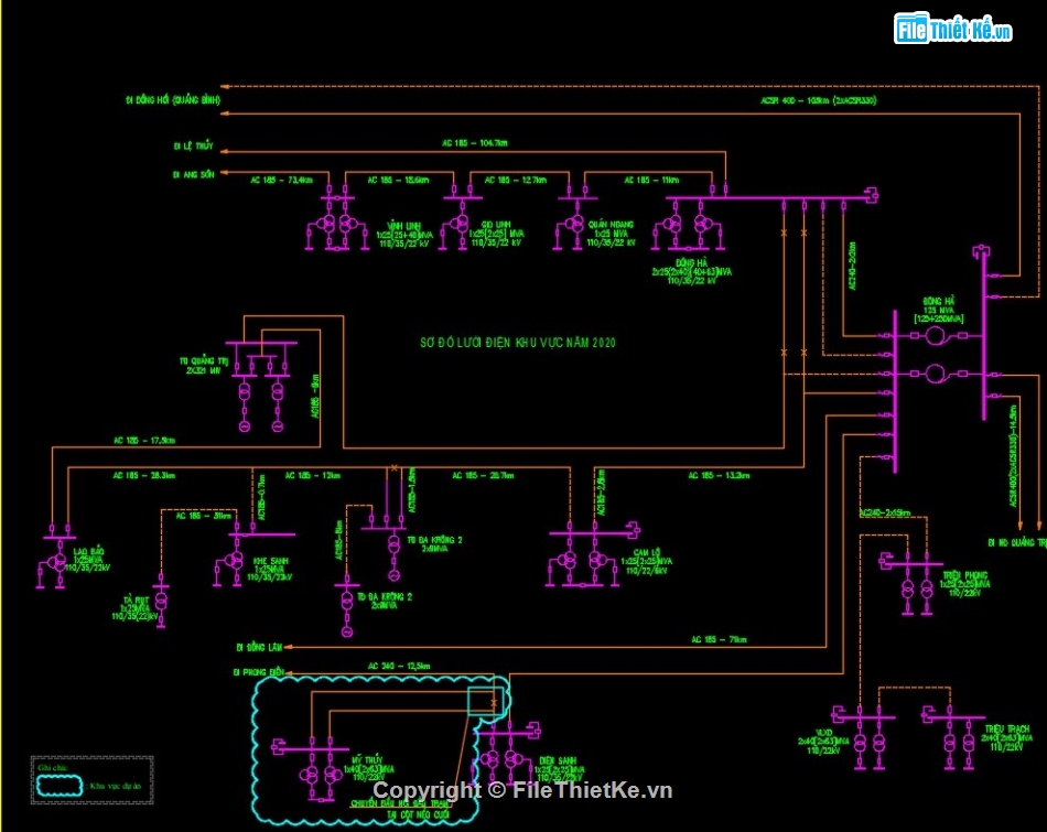 thiết kế trạm biến áp,thiết kế trạm 110kV,bản vẽ trạm 110kV,bản vẽ cad trạm biến áp 110kV