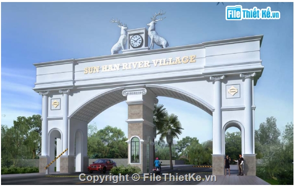 Model Su tổng hợp 163 mẫu cổng chào đa dạng phong phú