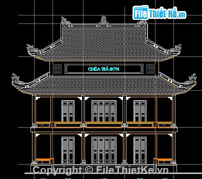 file thiết kế đình chùa,đình chùa,chùa