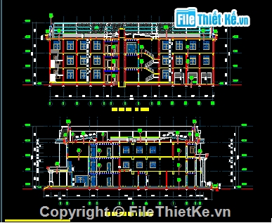 trụ sở văn phòng 3 tầng,Hồ sơ thiết kế  tòa án cấp quận,hồ sơ thiết kế trụ sở 3 tầng,Autocad trụ sở văn phòng,Thiết kế trụ sở văn phòng