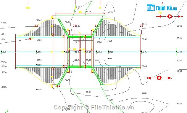 cống hộp kích thước 4x4m,bản vẽ chợ đầy đủ,bản vẽ cống,ban ve cong hop