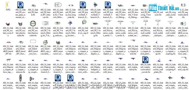 Bộ Revit MEP,Revit điện nước,File revit điện,Revit nươc