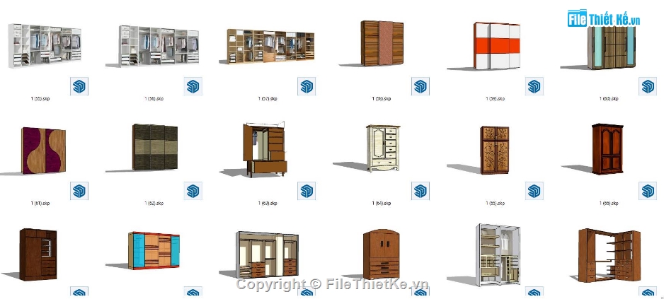 mẫu tủ quần áo,tủ quần áo,file su tủ quần áo