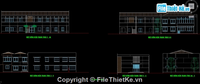 Thiết kế trường mầm non Hoa hồng,Full thiết kế trường Mầm non thành phố,Bản vẽ chi tiết thiết kế trường mầm non