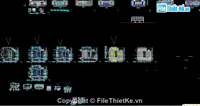 Thiết kế trường mầm non Hoa hồng,Full thiết kế trường Mầm non thành phố,Bản vẽ chi tiết thiết kế trường mầm non