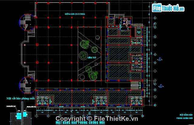 Thiết kế trường mầm non Hoa hồng,Full thiết kế trường Mầm non thành phố,Bản vẽ chi tiết thiết kế trường mầm non