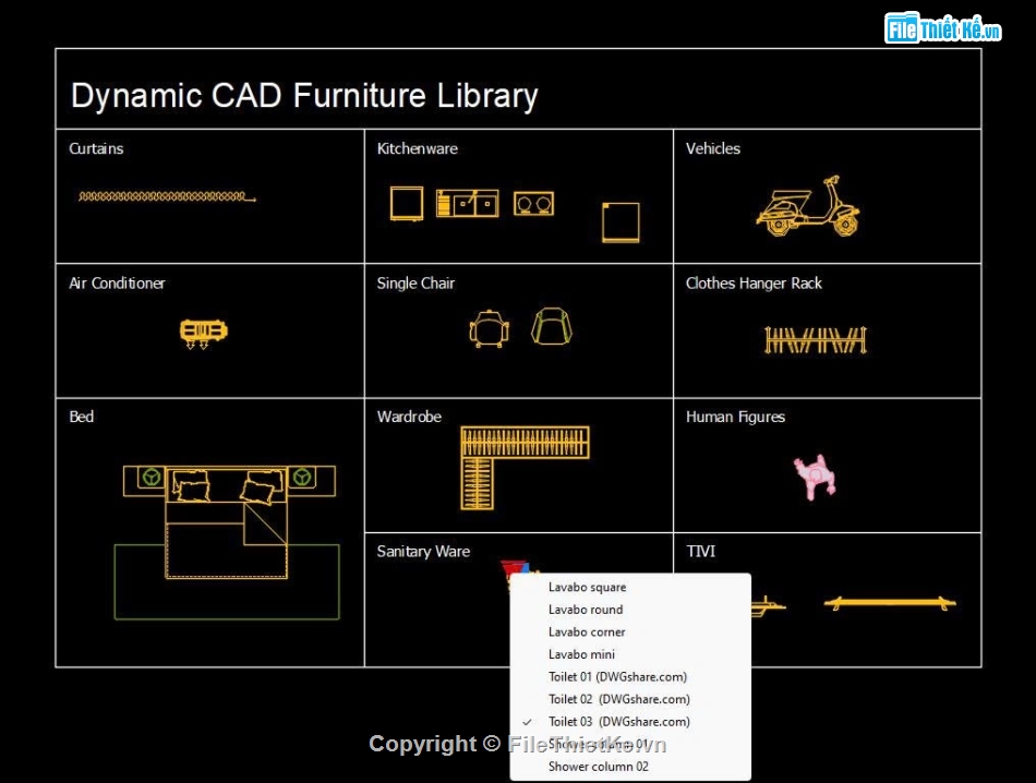 thư viện nội thất,thư viện cad nội thất,block động nội thất CAD,thư viện block động,CAD block động