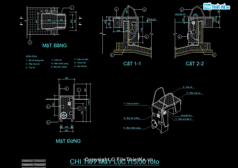 thiết kế bể bơi,bản vẽ bể bơi,CAD chi tiết bể bơi