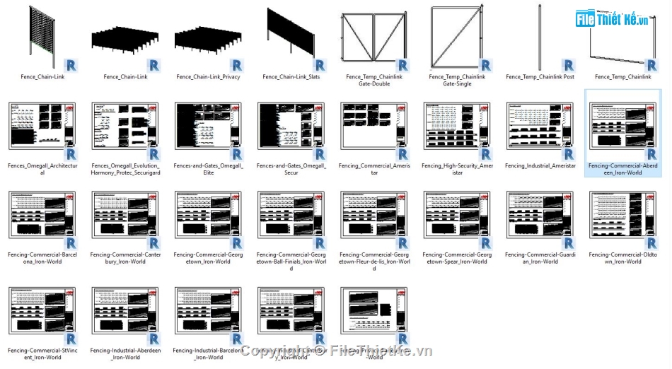 thư viện máy thi công,family máy thi công,family thiết bị công trường,family máy móc