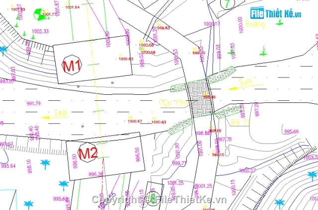 công trường,bình đồ cầu,mặt bằng công trường,bản vẽ mặt bằng,bản vẽ công trường,bãi đúc dầm