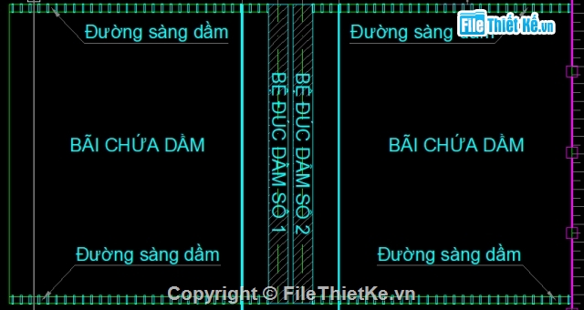 thi công cầu,thi công,mặt bằng,cầu vượt,bãi đúc dầm,bệ đúc dầm