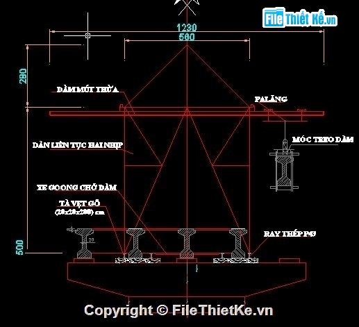 giá 3 chân,lao lắp dầm,lao dầm bằng giá pooctic,phục vụ thi công,lao lắp dầm bằng giá pooc tic