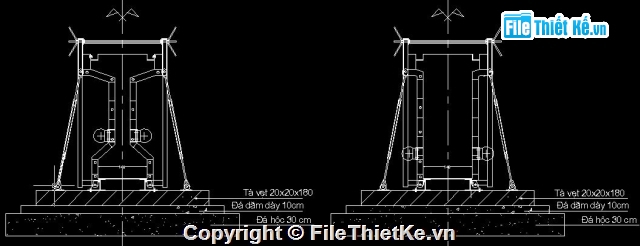 giá 3 chân,lao lắp dầm,lao dầm bằng giá pooctic,phục vụ thi công,lao lắp dầm bằng giá pooc tic