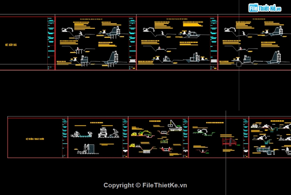 đường bê tông nhựa giao thông,đường bê tông,cad đường bê tông,file cad đường bê tông