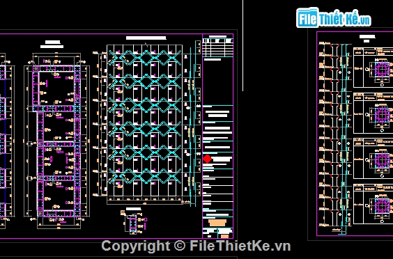 BPTC chung cư,BPTC phần ngầm - thân,bản vẽ bptc phần hạ tầng