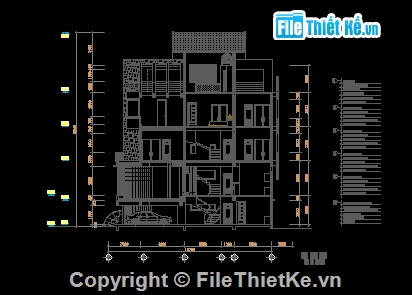 BT 5 tầng có phối cảnh,BT 5 tầng hiện đại,Bt 5 tầng 120m2