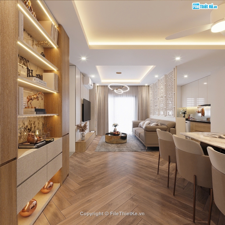 bản vẽ thiết kế phòng khách bếp,thiết kế phòng khách 3dmax,bản vẽ thiết kế phòng bếp
