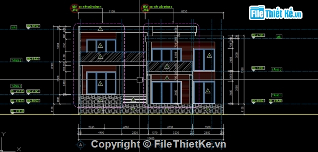 BVTC biệt thự hạng sang,BVTC biệt thự,kết cấu 2 tầng,kiến trúc 2 tầng,biệt thự 2 tầng