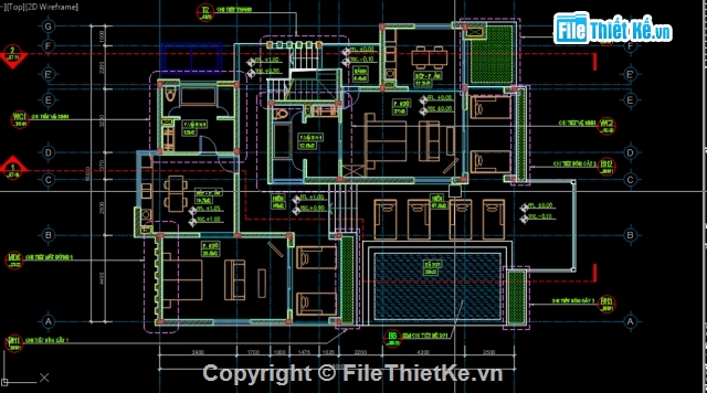 BVTC biệt thự hạng sang,BVTC biệt thự,kết cấu 2 tầng,kiến trúc 2 tầng,biệt thự 2 tầng