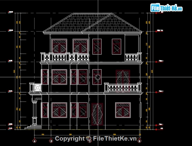 BVTC nhà dân,BVTC biệt thự,BVTC nhà phố,Biệt thự 3 tầng