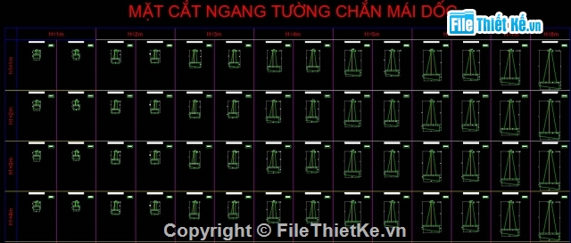 trường chắn trọng lực,tường chắn đất,tường chắn đá hộc