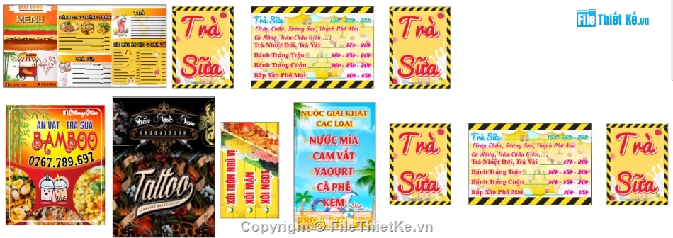 quảng cáo,corel mẫu bảng quảng cáo,mẫu bản vẽ,menu,bảng hiệu,trà sữa ăn vặt