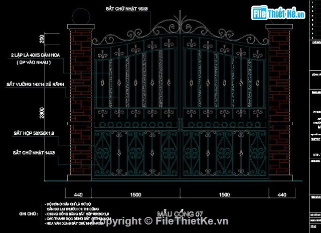 Mẫu hoa sắt,hoa văn,cổng sắt,bản vẽ cổng sắt,thiết kế cổng sắt