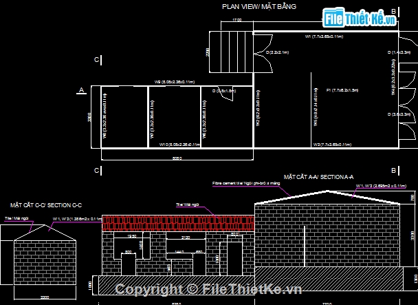 mẫu nhà ở,nhà đơn giản,cad mẫu nhà,các mẫu nhà đơn giản